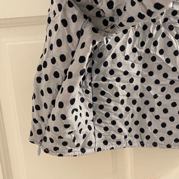 Fitting puff sleeve polka dot free people top - Picture 4 of 4